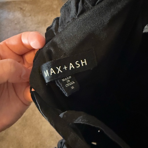 Chic Black Ruffled Mini Dress - Picture 3 of 3